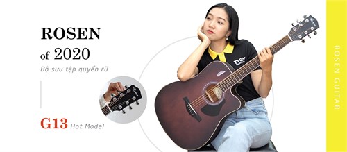 Rosen Guitar Ngọc Trai Đen - Mê Đắm Mọi Ánh Nhìn